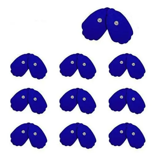 Extra-Thick Fda-Cleared Tens Electrodes – Premium Blue Medical-Grade Gel Pads For Enhanced Conductivity 1