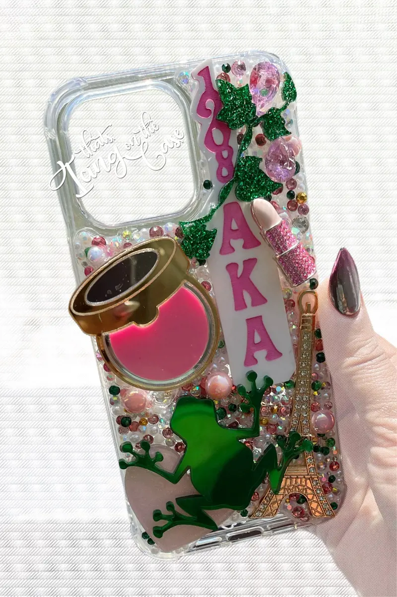 ‘Feelin’ Froggy’ Sorority Snap Case For Iphone 14 Pro Max With Full-Body Protection 1