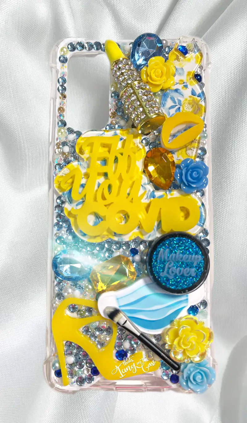 Floral Eff You Covid Samsung Galaxy S20 Protective Snap Case – Bumper-Reinforced 1