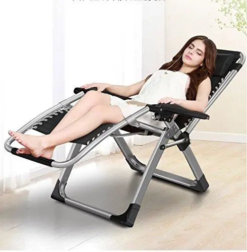 Four Seasons Heavy-Duty Zero Gravity Recliner – Foldable, Portable Lounge Chair With 330-Lb Capacity, Cup & Phone Holders 1