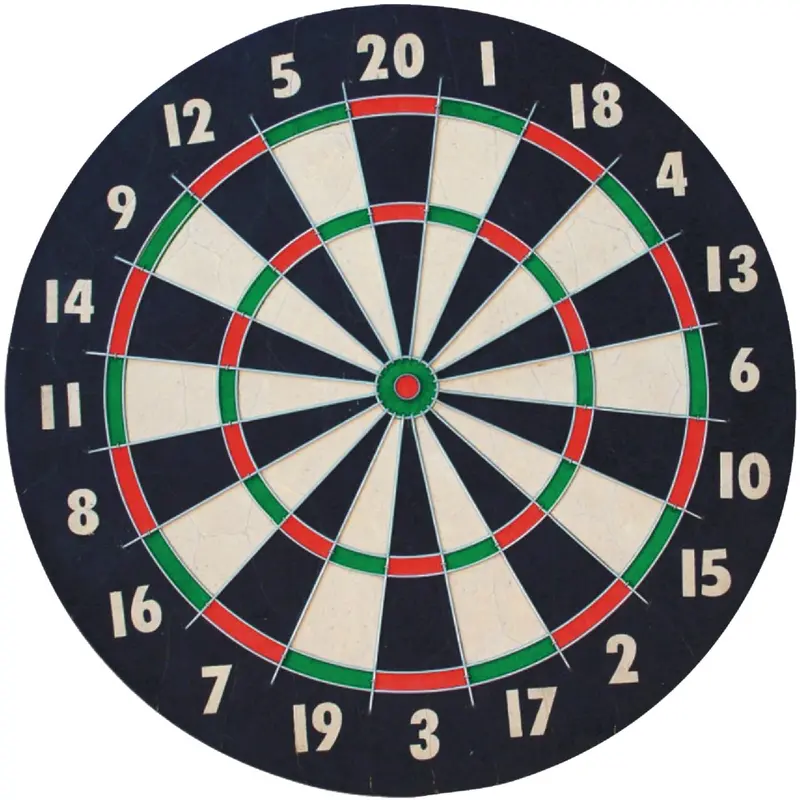 Franklin 18-Inch Diameter Traditional Dartboard – 1-Inch Thickness 1