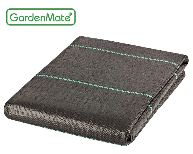 Gardenmate 50-Pack Heavy-Duty 6-Inch U-Shaped Garden Staples – 11-Gauge Steel For Landscape Fabric & Netting 1