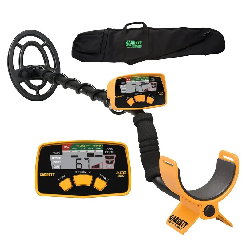 Garrett Ace 200 Waterproof Metal Detector – Includes Submersible Coil & Carry Bag 1