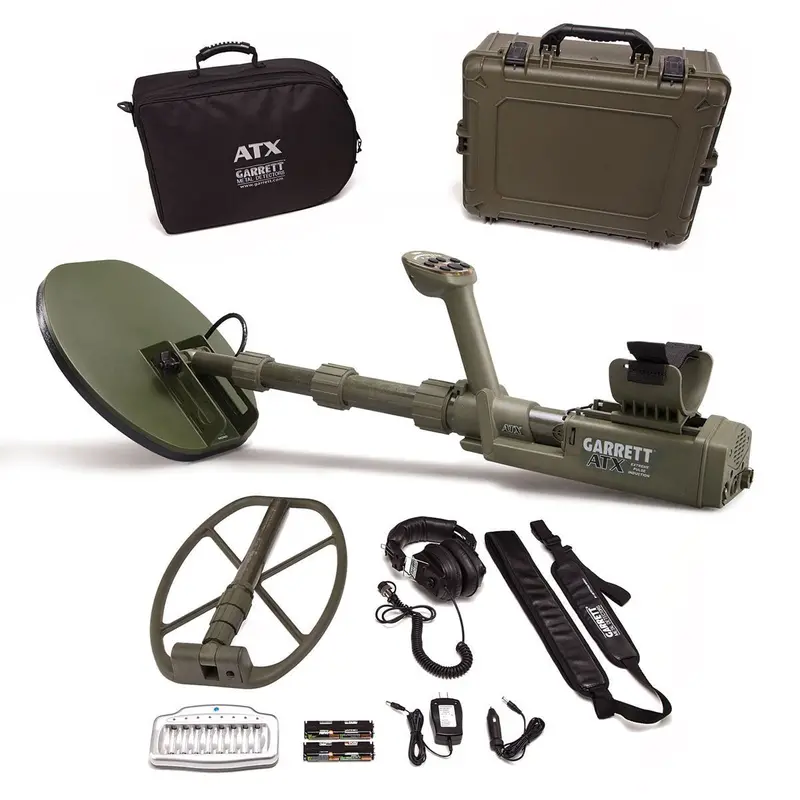 Garrett Atx Deepseeker Metal Detector Bundle – Includes 11X13" Closed Dd Coil And Optional 20" Deepsearch Coil 1