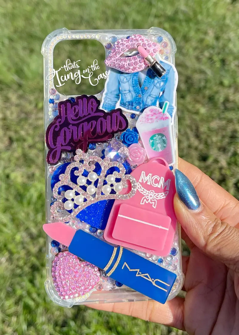 Glamorous 'Hello Gorgeous' Iphone 12/12 Pro Snap-On Case With Premium Bumper Defense 1