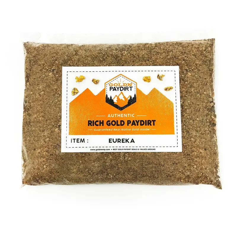 Goldn Gold Eureka Paydirt Bag – Premium Gold Prospecting Concentrate For Panning Enthusiasts 1