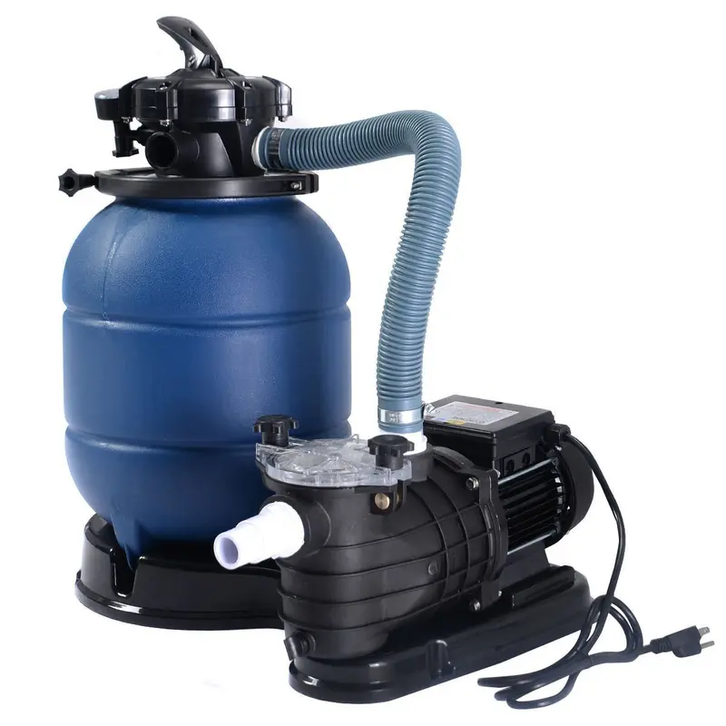 Goplus Pro 13-Inch Above-Ground Pool Sand Filter Pump – 2450 Gph, Supports Up To 10,000 Gallons 1