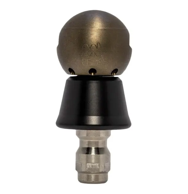 Grease Ball Thruster Nozzle – 1/4 Inch With Qr-B Protective Pvc Skirt 1