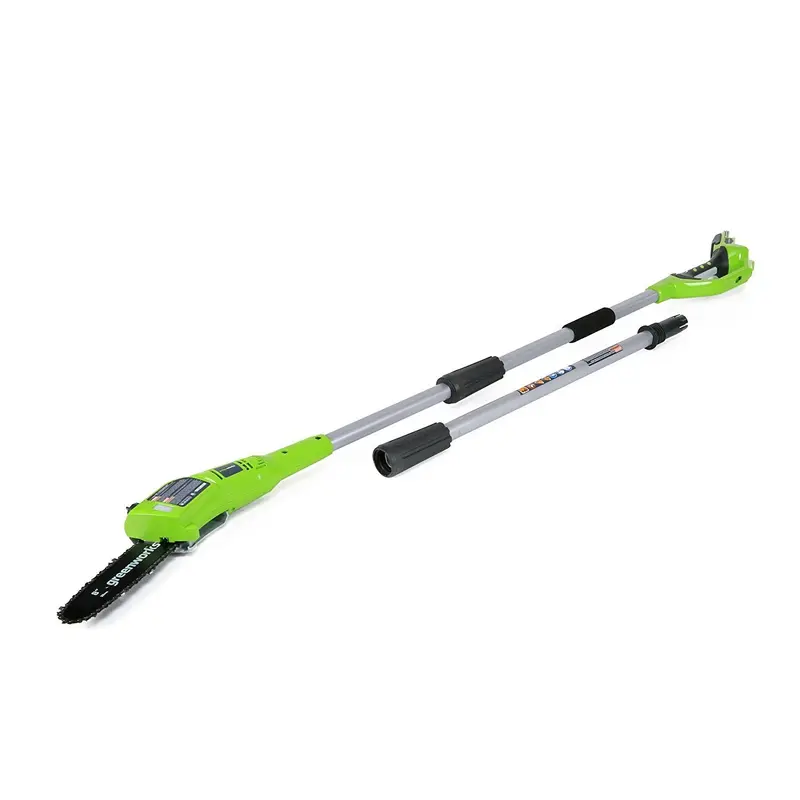 Greenworks 24V Cordless Pole Saw – 8-Inch Lightweight Pruning Tool (Battery Not Included) 1