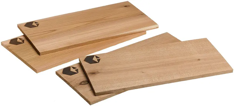 Grill Planks Value Pack – Four Premium Cedar & Alder Wood Grilling Planks 1