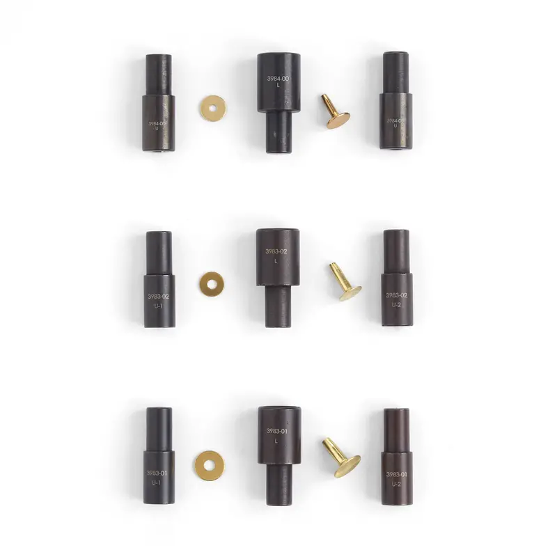 Hand-Operated Rivet And Burr Punch Set 1