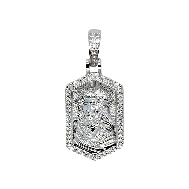 Handcrafted Orthodox Jesus Icon Necklace 1