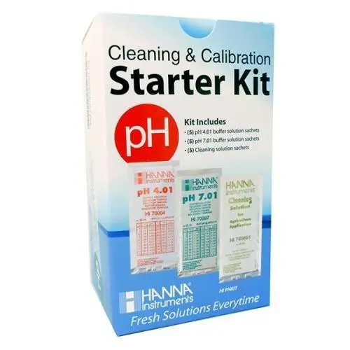 Hanna Instruments Hi716472 Calibration & Cleaning Solution Set – Ph 4.01 And 7.01 Buffers 1