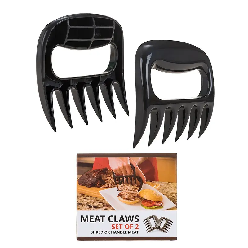 Heavy-Duty Bbq Pulled Pork Shredder Claws – Bpa-Free Meat Forks For Brisket & Smoked Foods 1