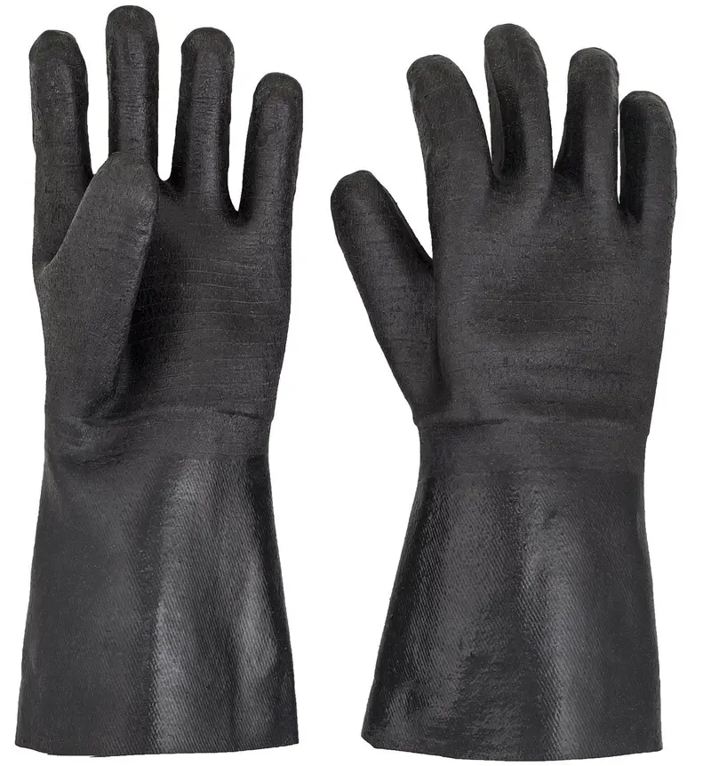 Heavy-Duty Neoprene-Coated Bbq Gloves – 14-Inch Insulated, Flame-Resistant & Waterproof For Grills, Smokers, And Ovens 1