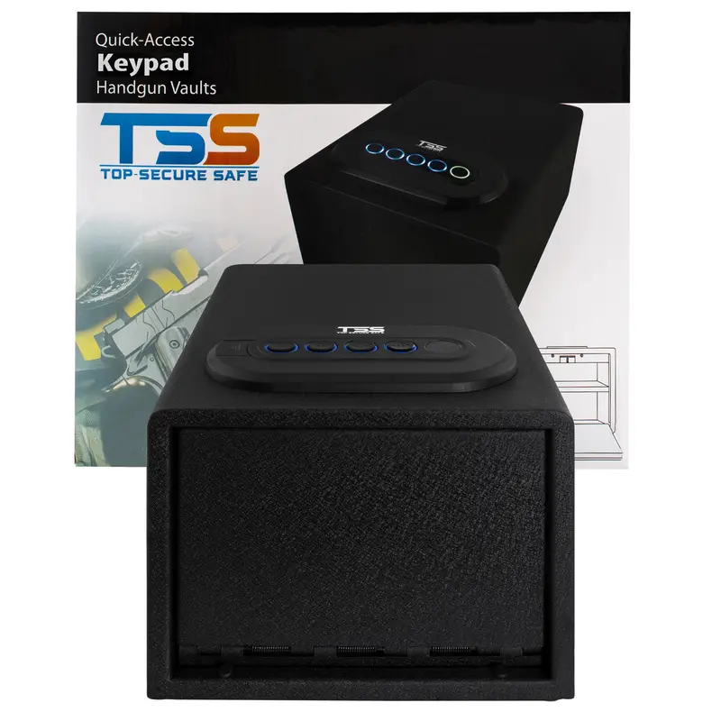 High-Capacity Gun Safe Box – Expandable Handgun Vault With Ammunition Storage For Up To 4 Pistols 1