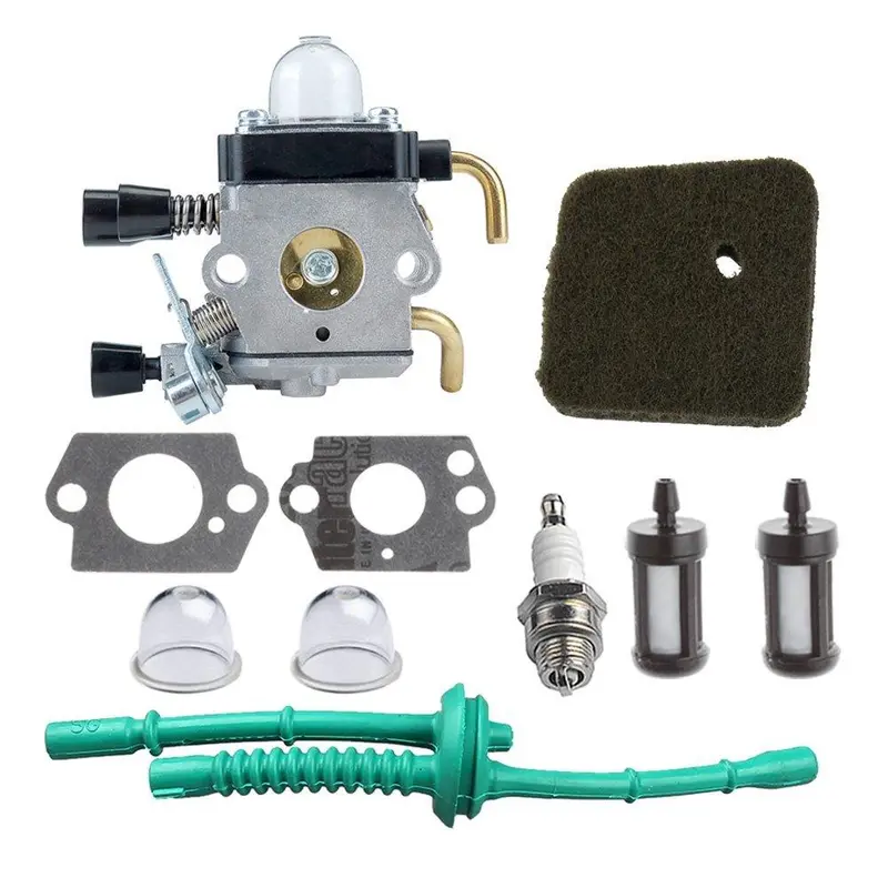 Hipa C1Q-S97 Carburetor Assembly With Air Filter & Fuel Line Kit For Stihl Fs Series Trimmers 1