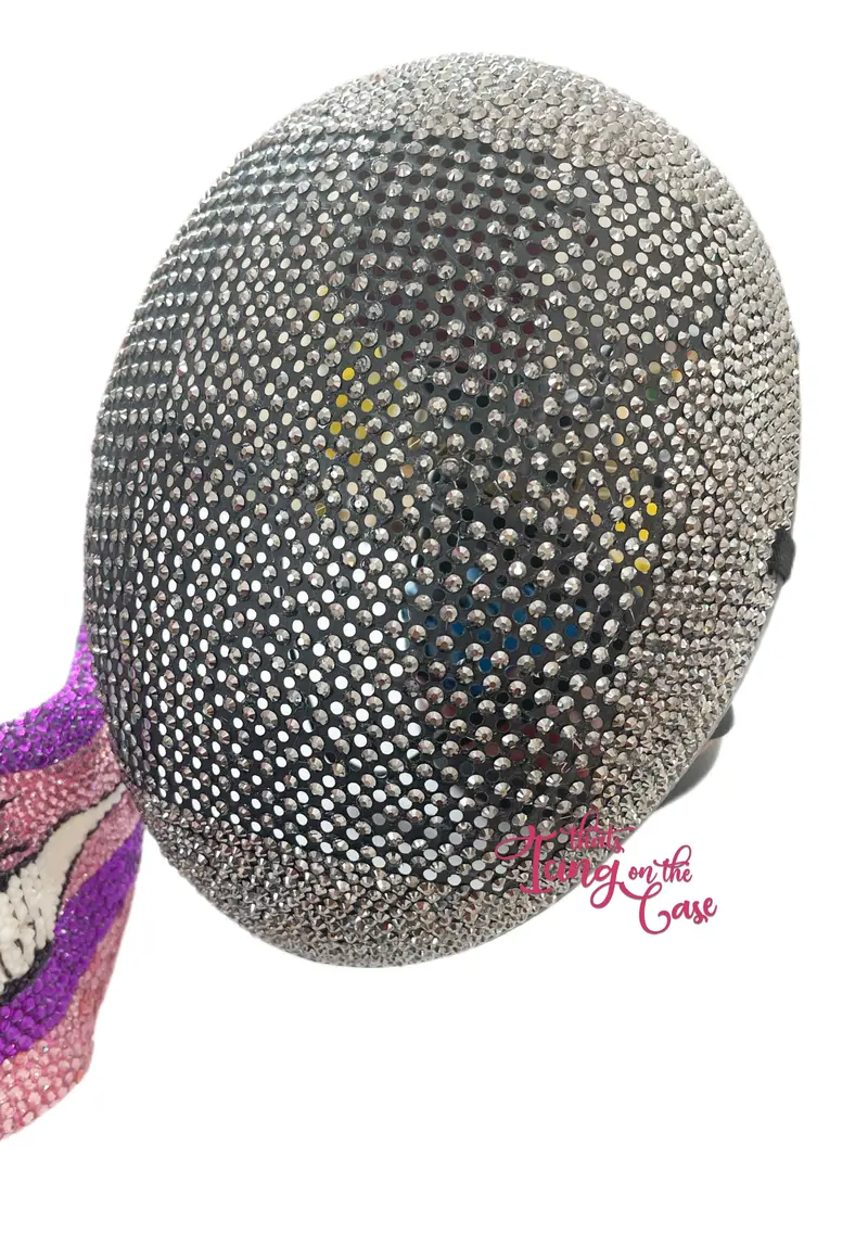 Invisible Face Mask – Fencing-Style Stoned Full-Cover Design For Parties & Events 1