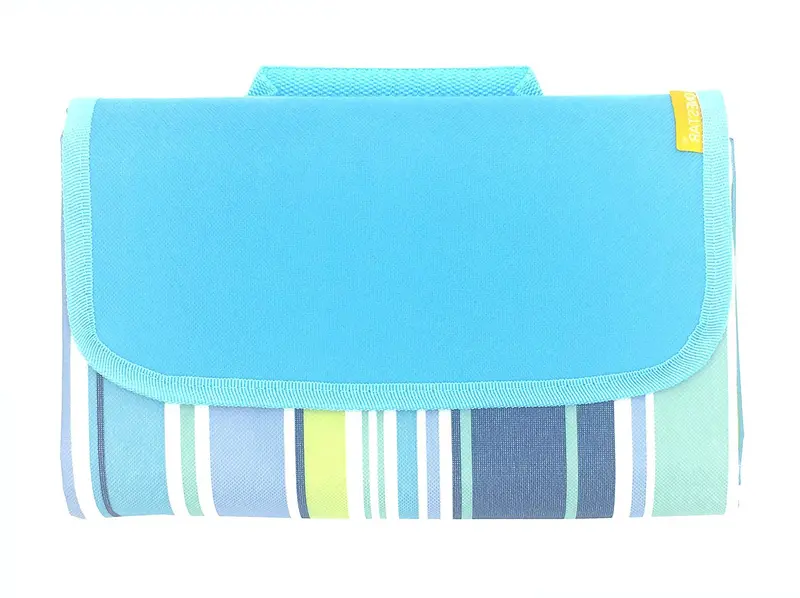 Ionestar Extra-Large Waterproof Picnic Blanket – 78" × 59", Sand-Resistant, Foldable Blue Mat For Families & Camping 1