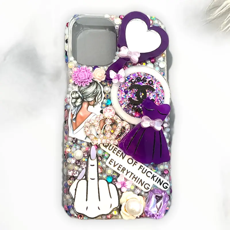 Iphone 12 Mini Snap-On Case – 'Queenin' In All Thangs' With Full Protection 1