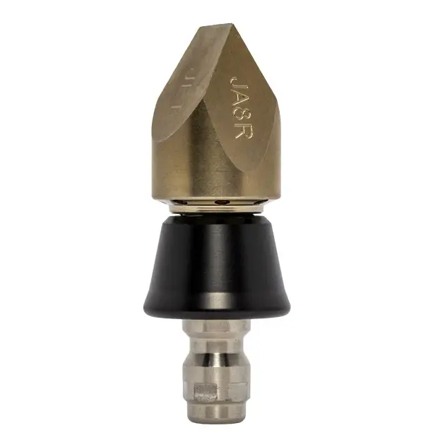 Jetaxe 1/4-Inch Precision Nozzle With Slim Pvc Skirt For Low-Profile Jetting 1