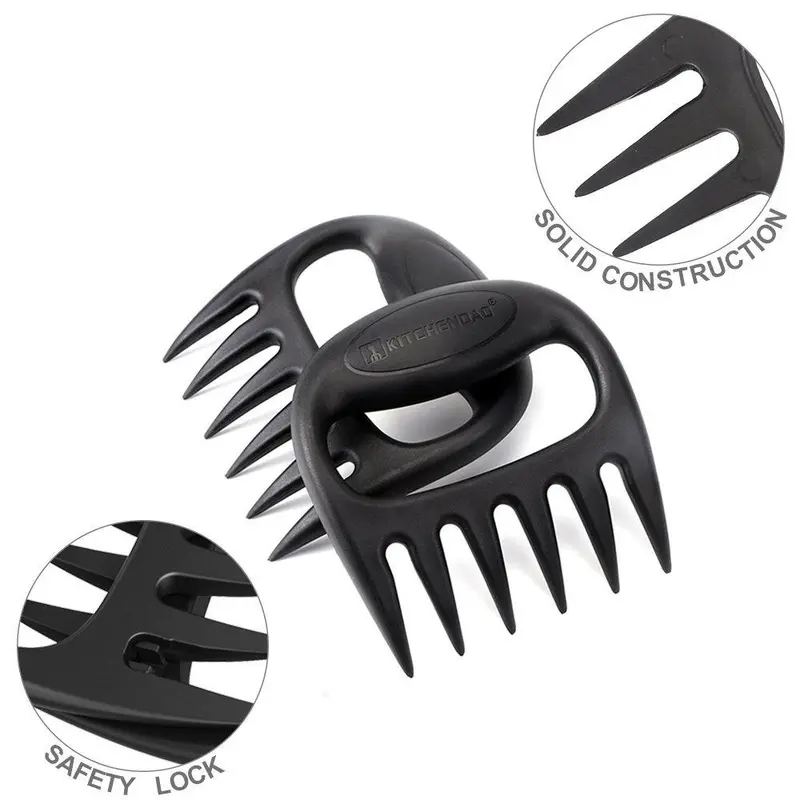 Kitchendao Pulled Pork Shredder Claws – Bpa-Free, Heat-Resistant To 475°F, Ergonomic Grip & Safety Lock 1