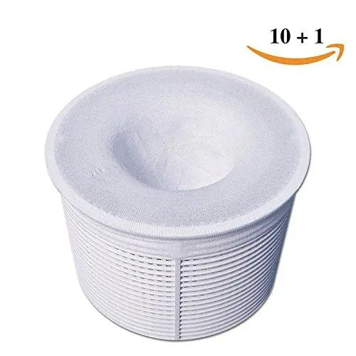 Könnig 11-Pack Premium Pool Skimmer Socks + 1 Bonus – Fits Standard Skimmer Baskets 1