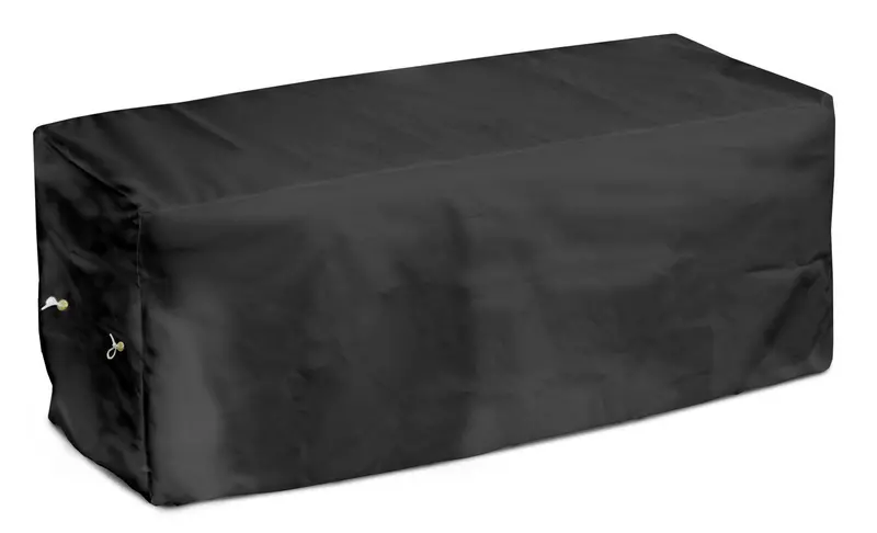 Koverroos Weathermax 74214 6-Foot Garden Seat Cover – 72"W × 28"D × 18"H, Durable Black Weatherproof Fabric For Patio Furniture 1