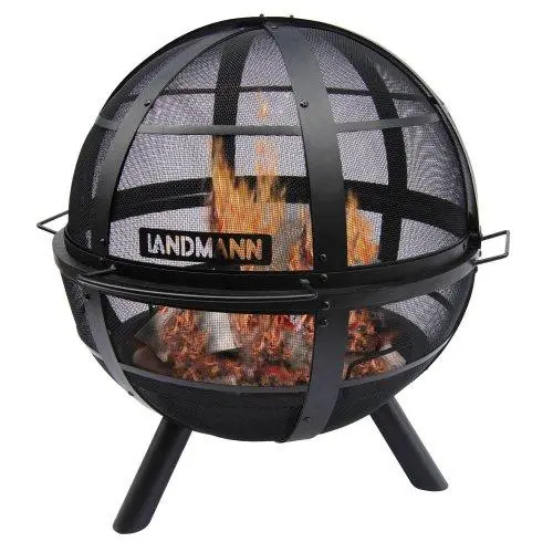 Landmann Ball Of Fire Outdoor Fireplace – Freestanding Steel Fire Pit For Patios & Yards 1