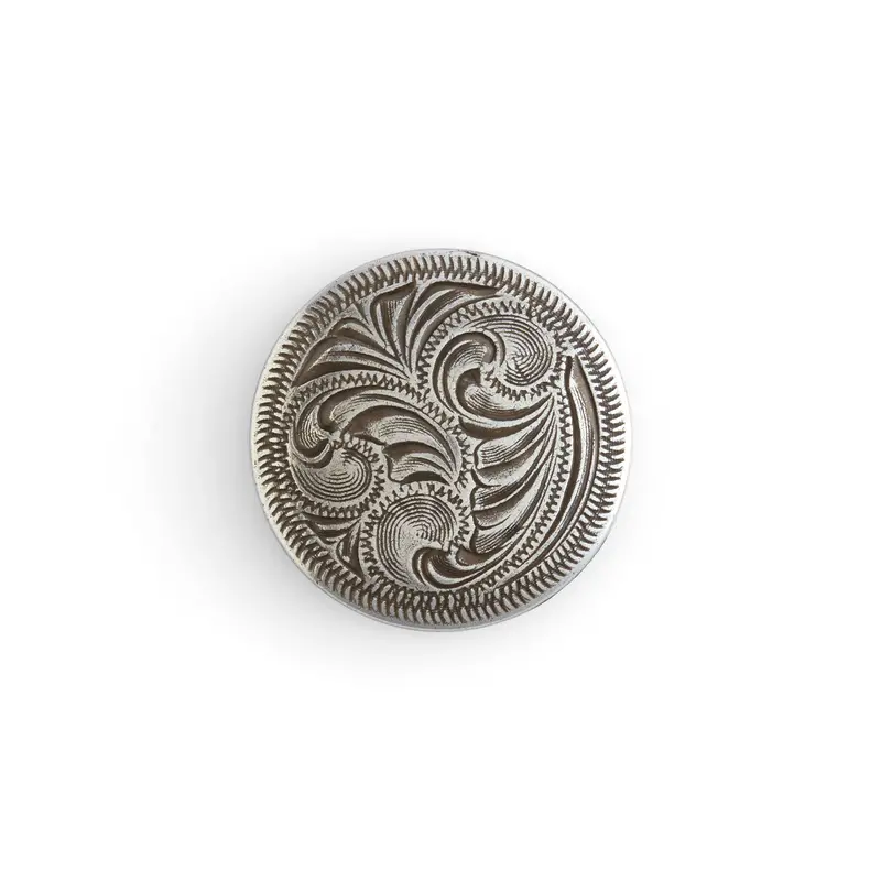 Laramie-Style Decorative Leather Conchos – Vintage-Inspired Metalwork 2