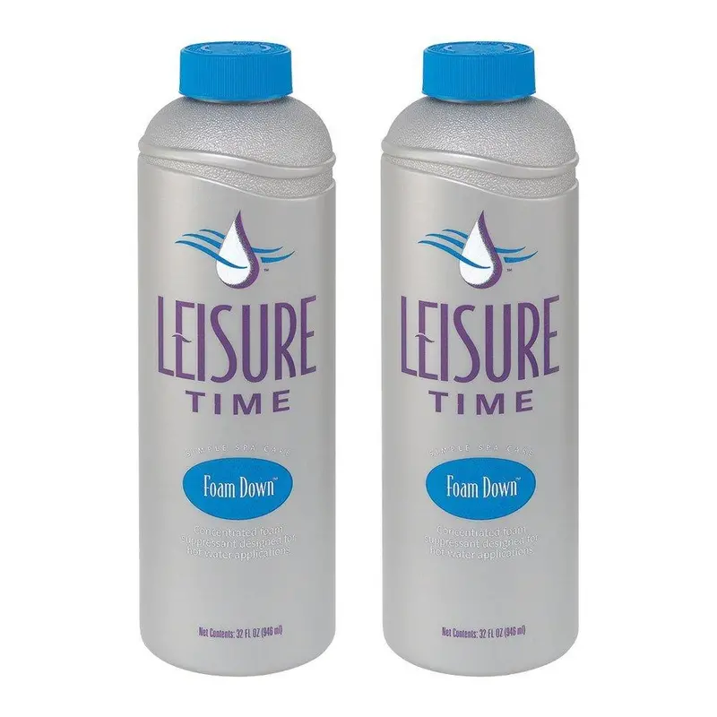 Leisure Time Hq-02 Foam Control For Spas & Hot Tubs – 2-Pack, 1-Quart Each 1