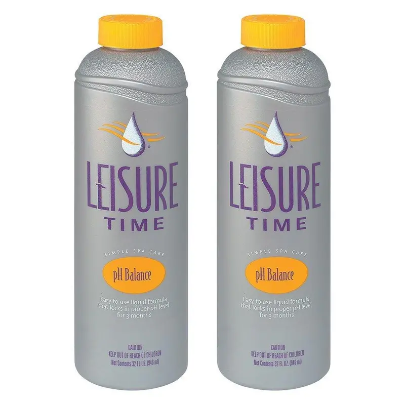 Leisure Time Ph Balance For Spas & Hot Tubs – 1-Quart Bottle (2-Pack) 1