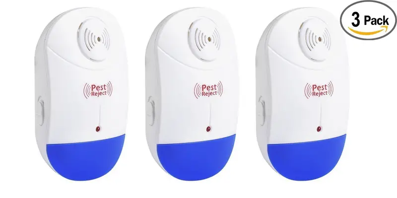 Link Innovation Ultrasonic Pest Repeller – Plug-In Electronic Device For Roaches, Ants, Flies & Mice (3-Pack) 1