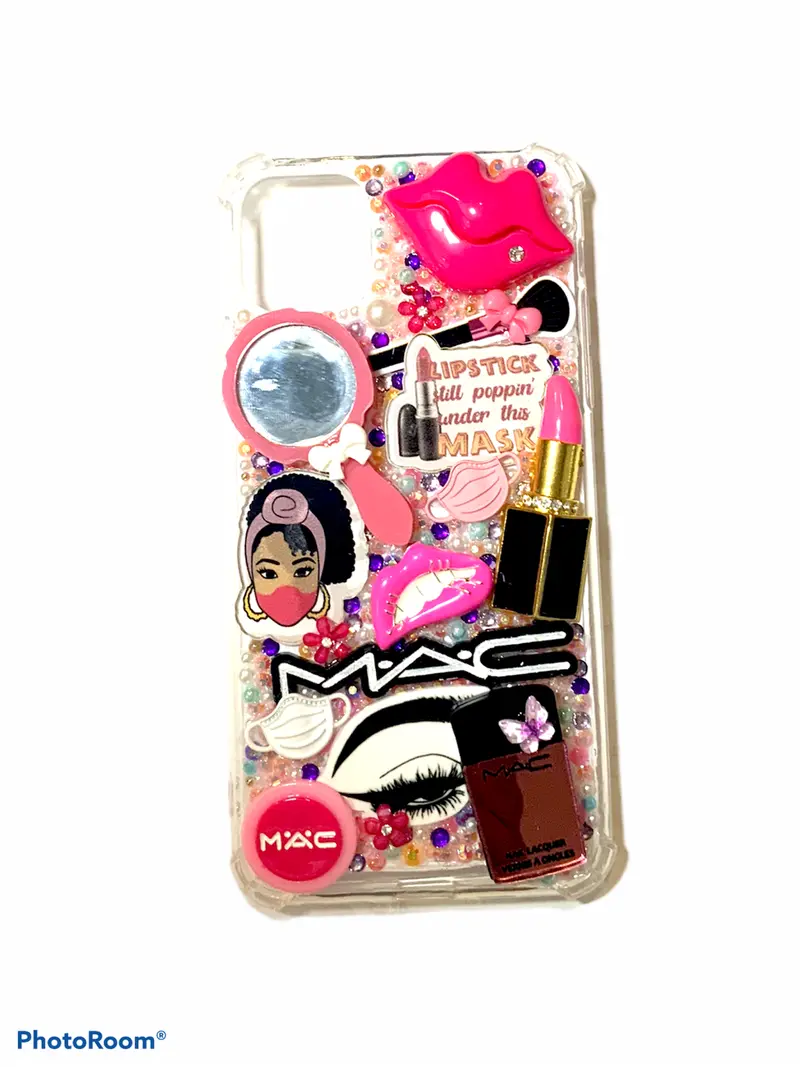 Lipstick-Poppin Iphone 11 Pro Max Snap-On Case With Reinforced Corner Bumpers 1