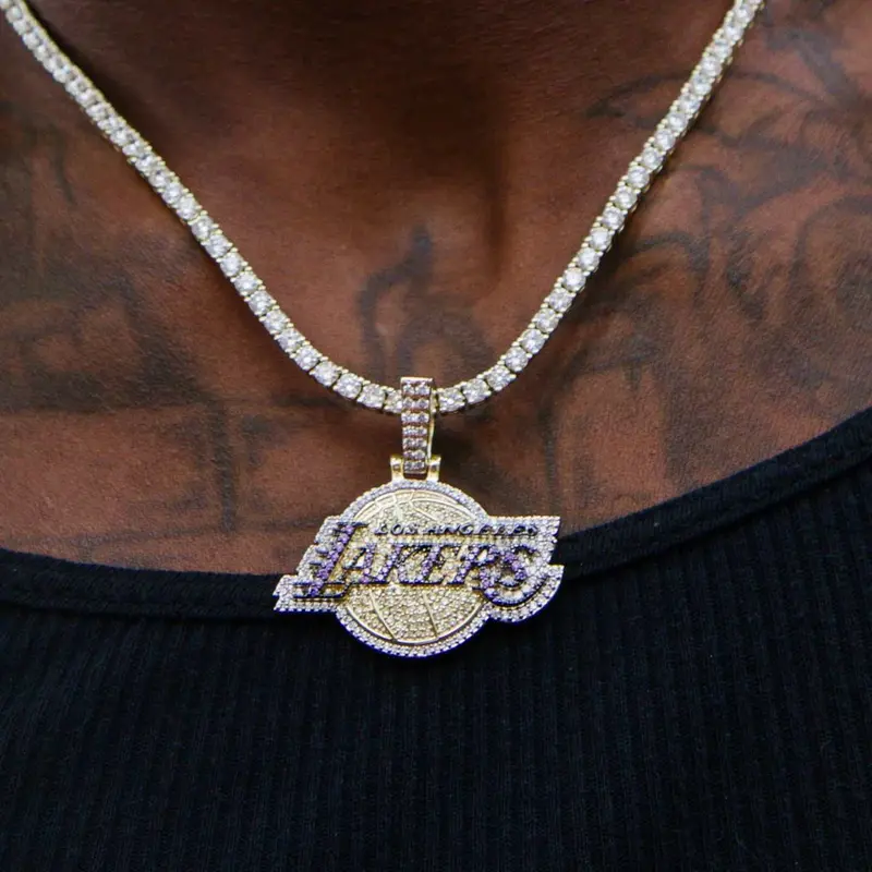 Los Angeles Lakers Nba Official Logo Pendant 1