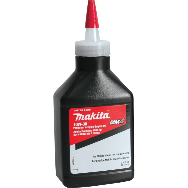 Makita 10W-30 4-Cycle Engine Oil – Premium Lubricant For Trimmers, Blowers, And Other Small Engines (6.76 Oz) 1