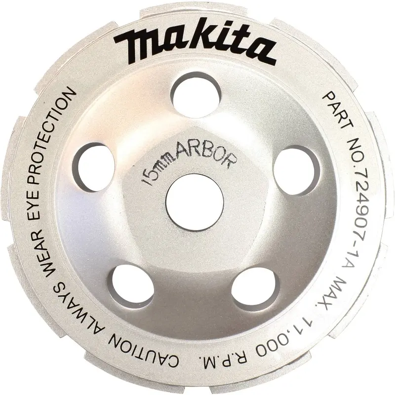 Makita 724907-1A Dry-Cut Diamond Grinding Wheel For Masonry And Concrete 1