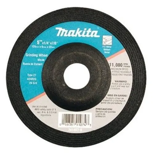 Makita 741423-B-25 4-1/2×7/8×1/4-Inch Grinding Wheel For Angle Grinders 1