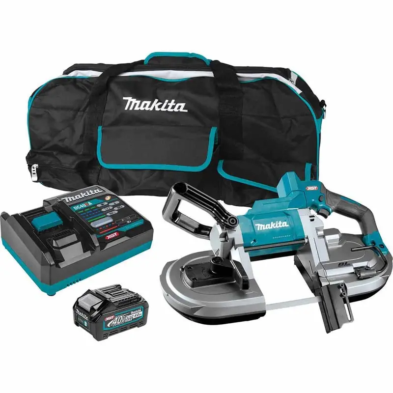 Makita Gbp01M1 40V Xgt Deep-Cut Portable Band Saw Kit — Includes 4.0Ah Battery 1