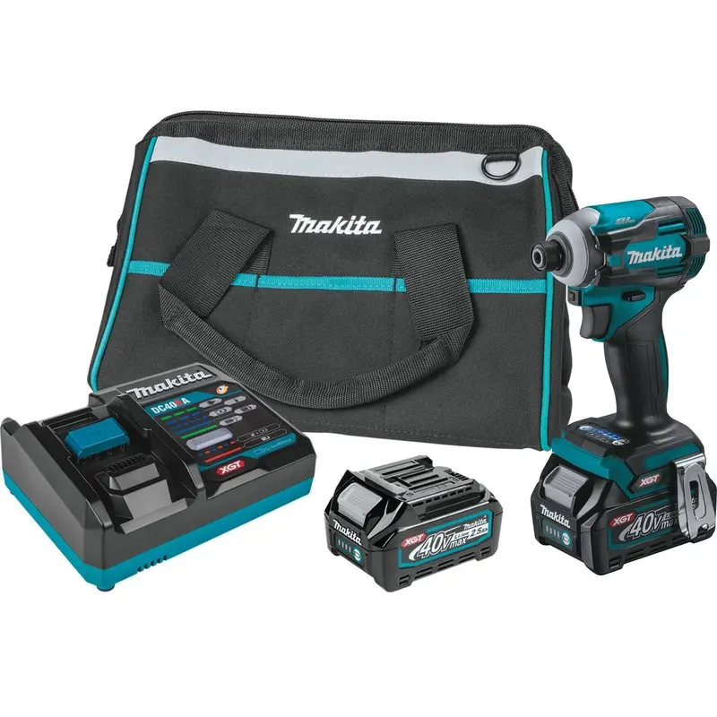 Makita Gdt01D 40V Xgt 4-Speed Impact Driver Kit (2.5Ah Battery) 1