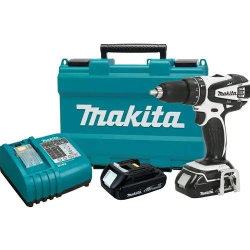 Makita Lxph01Cw 18V Compact Lithium-Ion Hammer Driver-Drill Kit – 1/2-Inch, 2-Speed 1