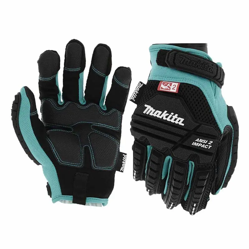 Makita T-04298 Ansi Level 2 Impact-Rated Demolition Gloves – X-Large 1