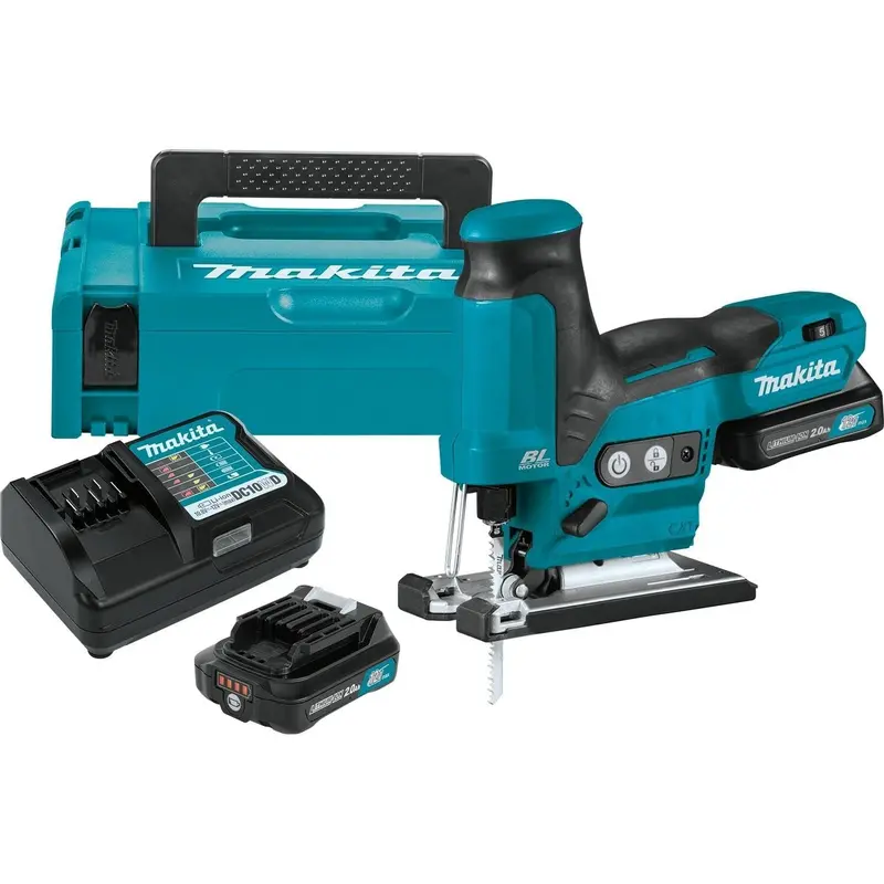 Makita Vj05R1J 12V Cxt Brushless Barrel-Grip Jig Saw Kit With Batteries And Charger 1