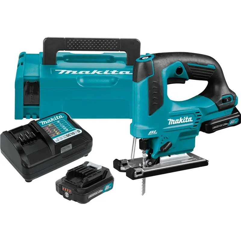 Makita Vj06R1J 12V Cxt Brushless Top-Handle Jig Saw Kit With Batteries And Charger 1