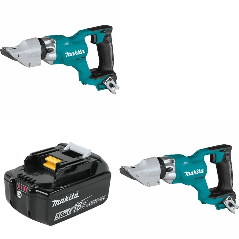 Makita Xsj03Z Cordless Straight Shear Dual-Pack With Bl1850B 5.0Ah Battery 1