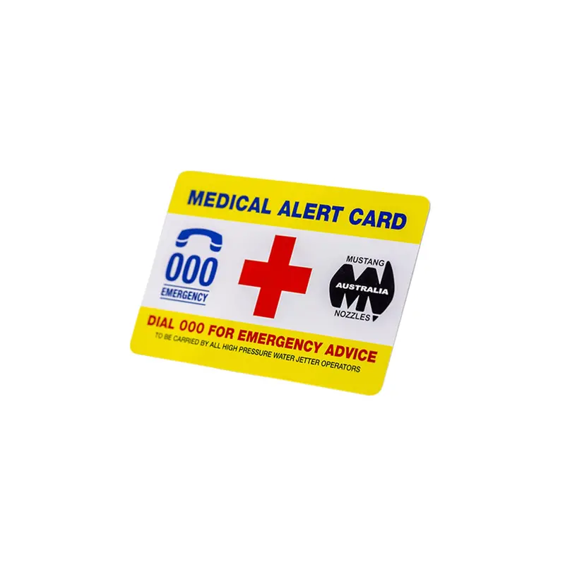 Medical Alert Identification Card – Waterproof & Durable 1