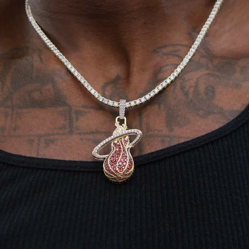 Miami Heat Nba Official Logo Pendant 1