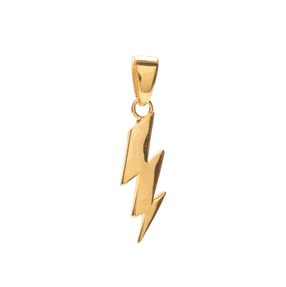 Micro Lightning Bolt Pendant 1
