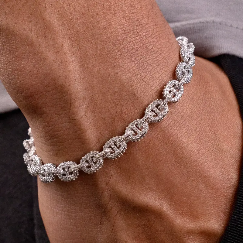 Micro Valentina Bracelet – White Gold 1