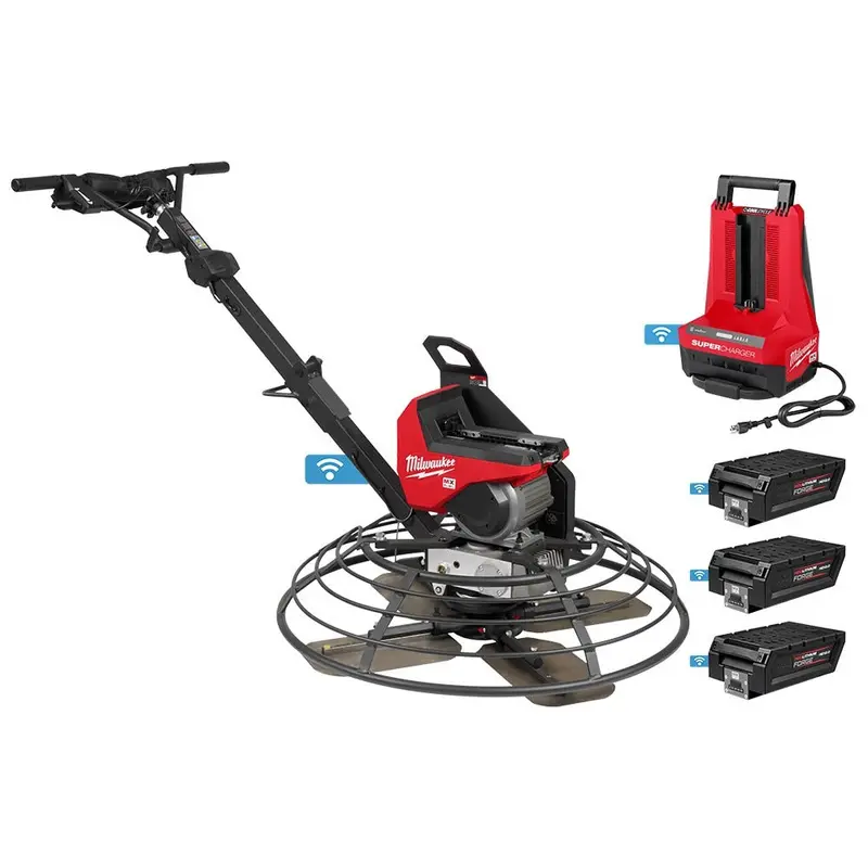 Milwaukee Mx Fuel 36-Inch Walk-Behind Concrete Finishing Trowel Kit 1